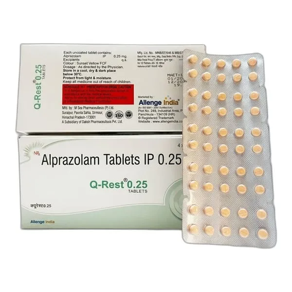 Alprazolam 0.25mg